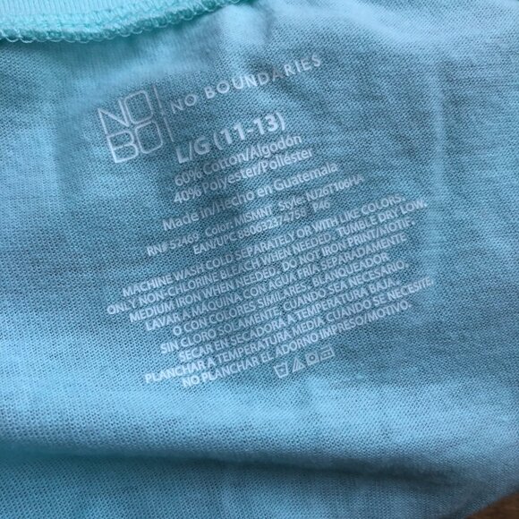 No Boundaries Mint Green Top Size Large - Picture 4 of 6
